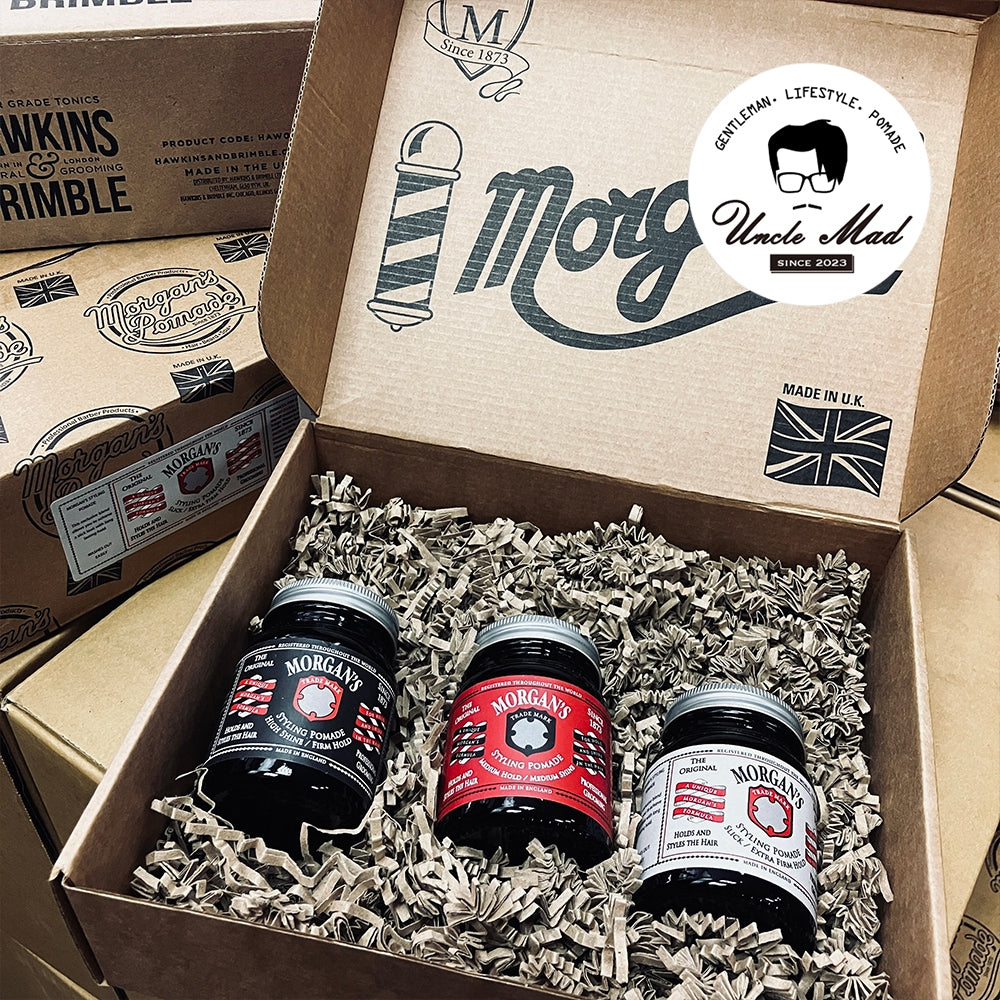 Morgan's 摩根髮油《綠標 Green Label》 霧面自然定型髮泥 100g