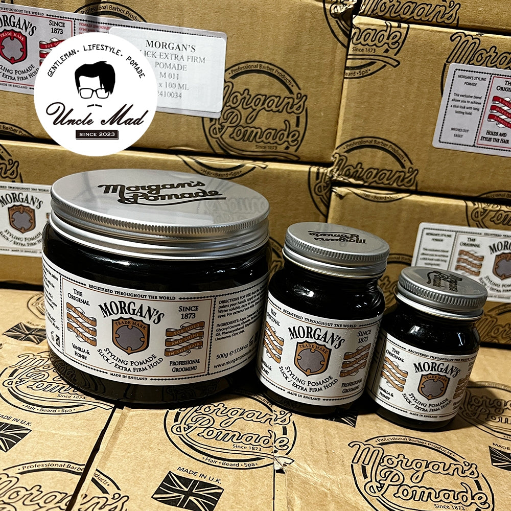 Morgan's 摩根髮油《50g 旅行罐》銀標/黑標/白標 迷你隨身裝