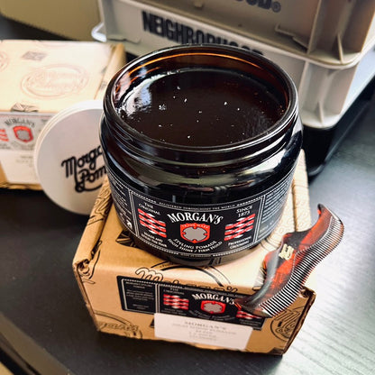 Morgan's 摩根髮油《黑標 Black Label》 高光澤水洗式髮油 商用裝 500g