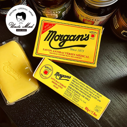 Morgan's 摩根 抗菌藥用清潔皂 80g 洗臉／洗手／洗澡