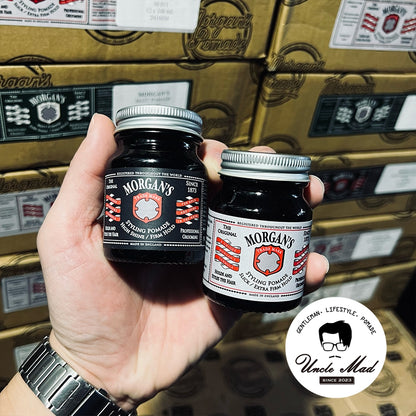 Morgan's 摩根髮油《50g 旅行罐》銀標／黑標／白標 迷你隨身裝