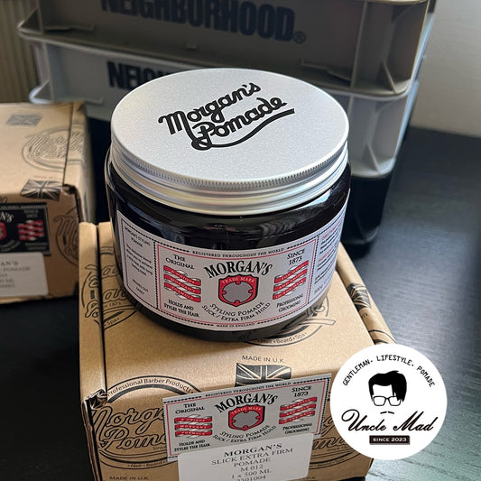 Morgan's 摩根髮油《銀標 Silver Label》 強力定型水洗式髮油 商用裝 500g