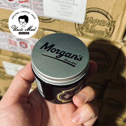 Morgan's 摩根《強力亮感髮蠟 Strong Wax》強力定型 中光澤 120ml