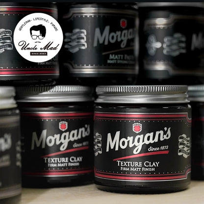 Morgan's 摩根《線條凝土 Texture Clay》強力定型 立體髮束感