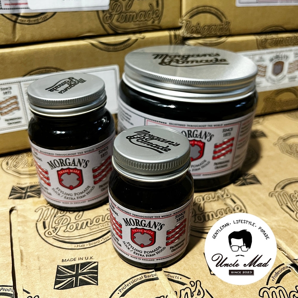 Morgan's 摩根髮油《銀標 Silver Label》 強力定型水洗式髮油 商用裝 500g