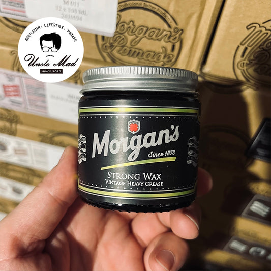 Morgan's 摩根《強力亮感髮蠟 Strong Wax》強力定型 中光澤 120ml