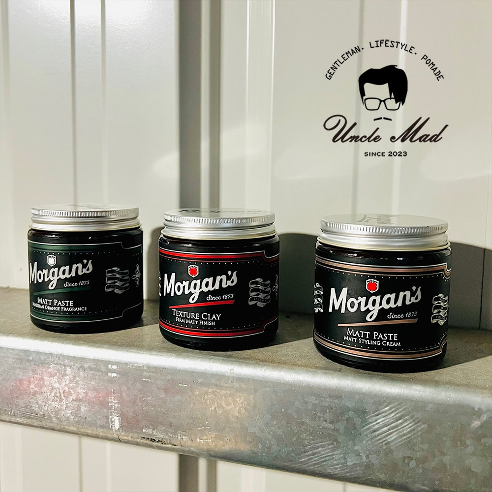 Morgan's 摩根《無光澤凝土 Matt Clay》強力定型 霧面蓬鬆
