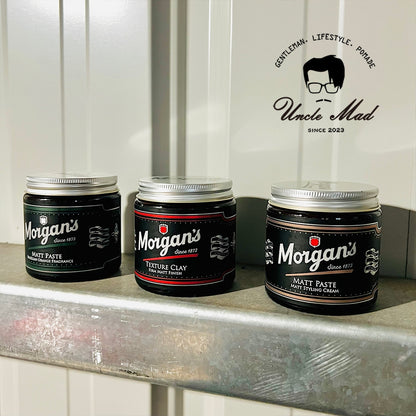 Morgan's 摩根《無光澤凝土 Matt Clay》強力定型 霧面蓬鬆