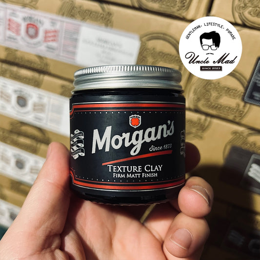 Morgan's 摩根《線條凝土 Texture Clay》強力定型 立體髮束感