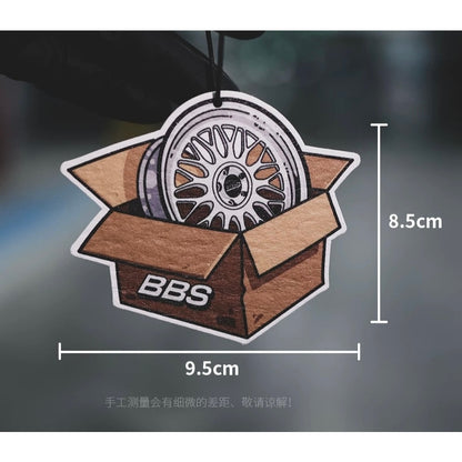 Uncle Mad 車用擴香片《輪圈系列 BBS／RAYS》JDM 賽車風格