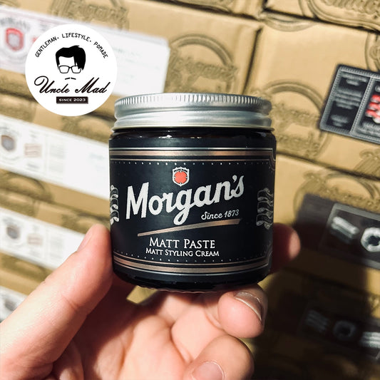 Morgan's 摩根《無光澤髮蠟 Matt Paste》中等定型 霧面自然質感