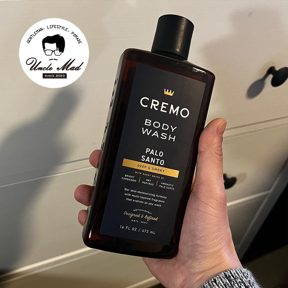 CREMO《Palo Santo 秘魯聖木》男性香氛沐浴乳 473ml