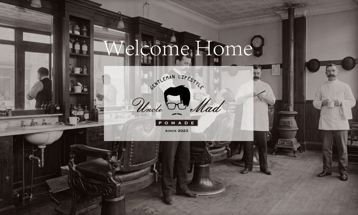 Uncle Mad Pomade 首頁主視覺